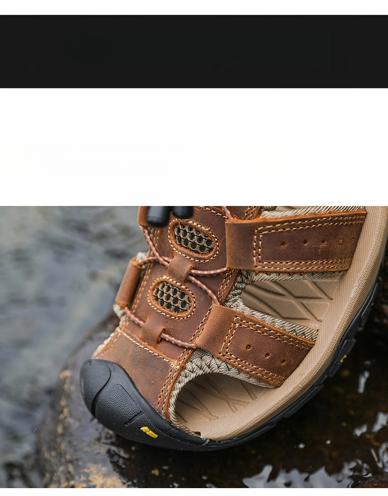2025 Summer Baotou Beach Large Casual Shoes Fashion Lightweight Mens Non-slip Sandals_voghion.com